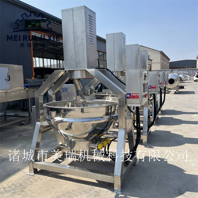 电磁行星搅拌炒锅 酱料全自动炒锅 全自动行星搅拌炒锅厂家 香菇酱炒酱锅