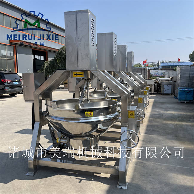 电磁行星搅拌炒锅 酱料全自动炒锅 全自动行星搅拌炒锅厂家 香菇酱炒酱锅