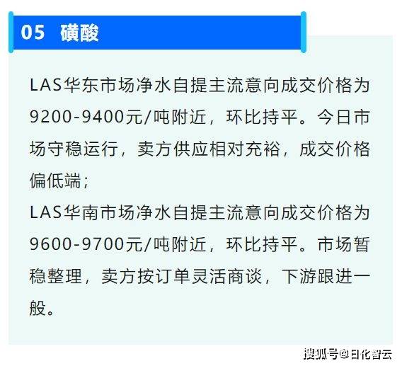 行情资讯｜棕榈油、脂肪醇、AEO-9、AES、磺酸及PE行情解析