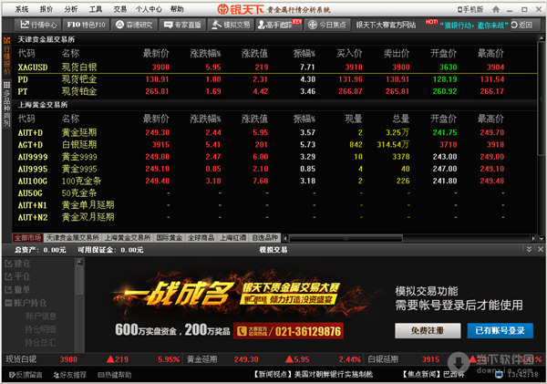 贵金属交易模拟软件(贵金属交易模拟软件哪个好)